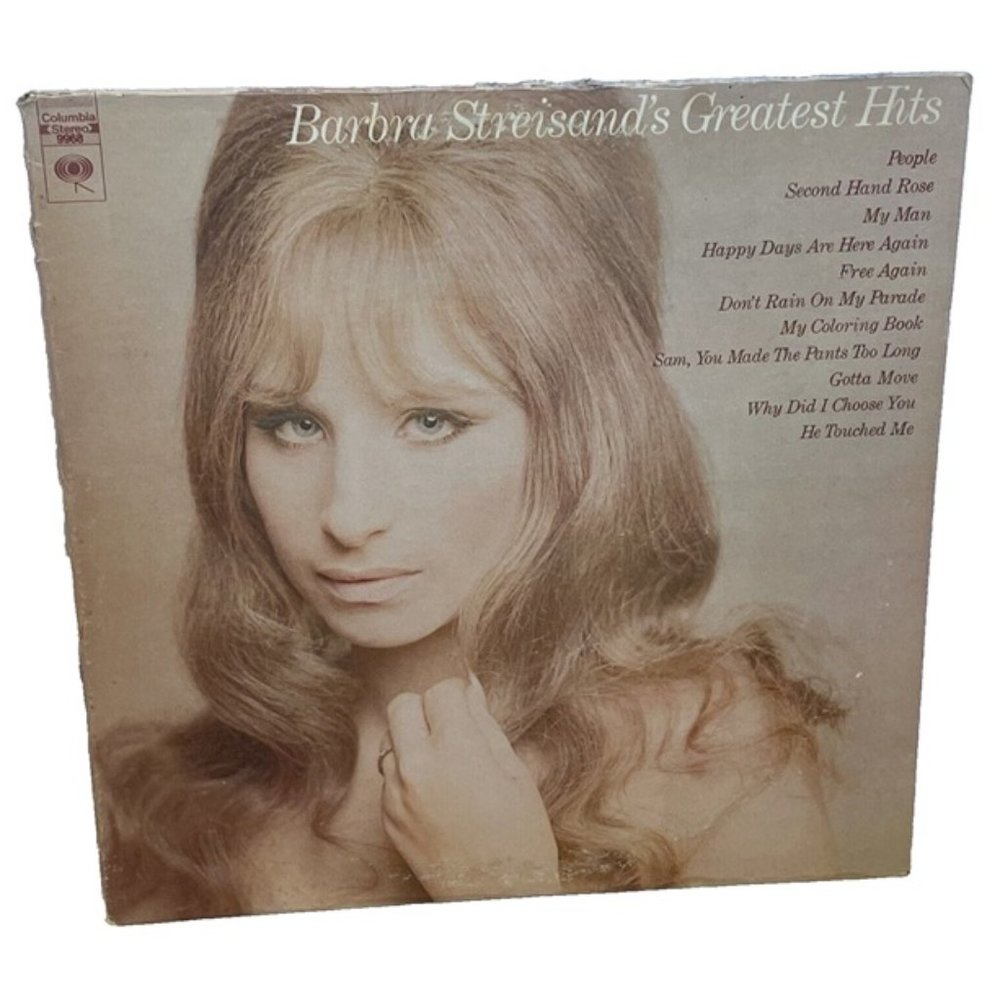 Barbra Streisand's Greatest Hits (Vinyl, 1977) Columbia JC 9968 VG+ LP Record